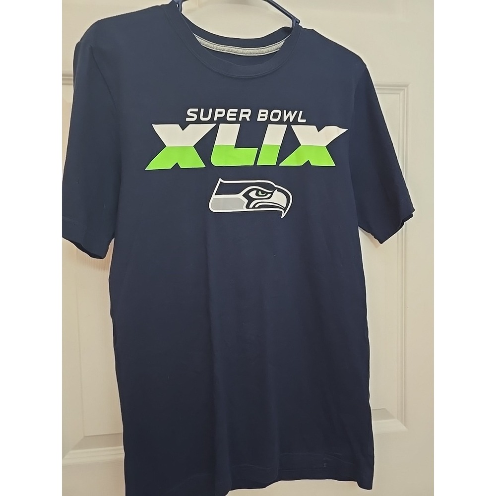 Nike Small Super Bowl XLIX Seattle Seahawks NFL T-shirt